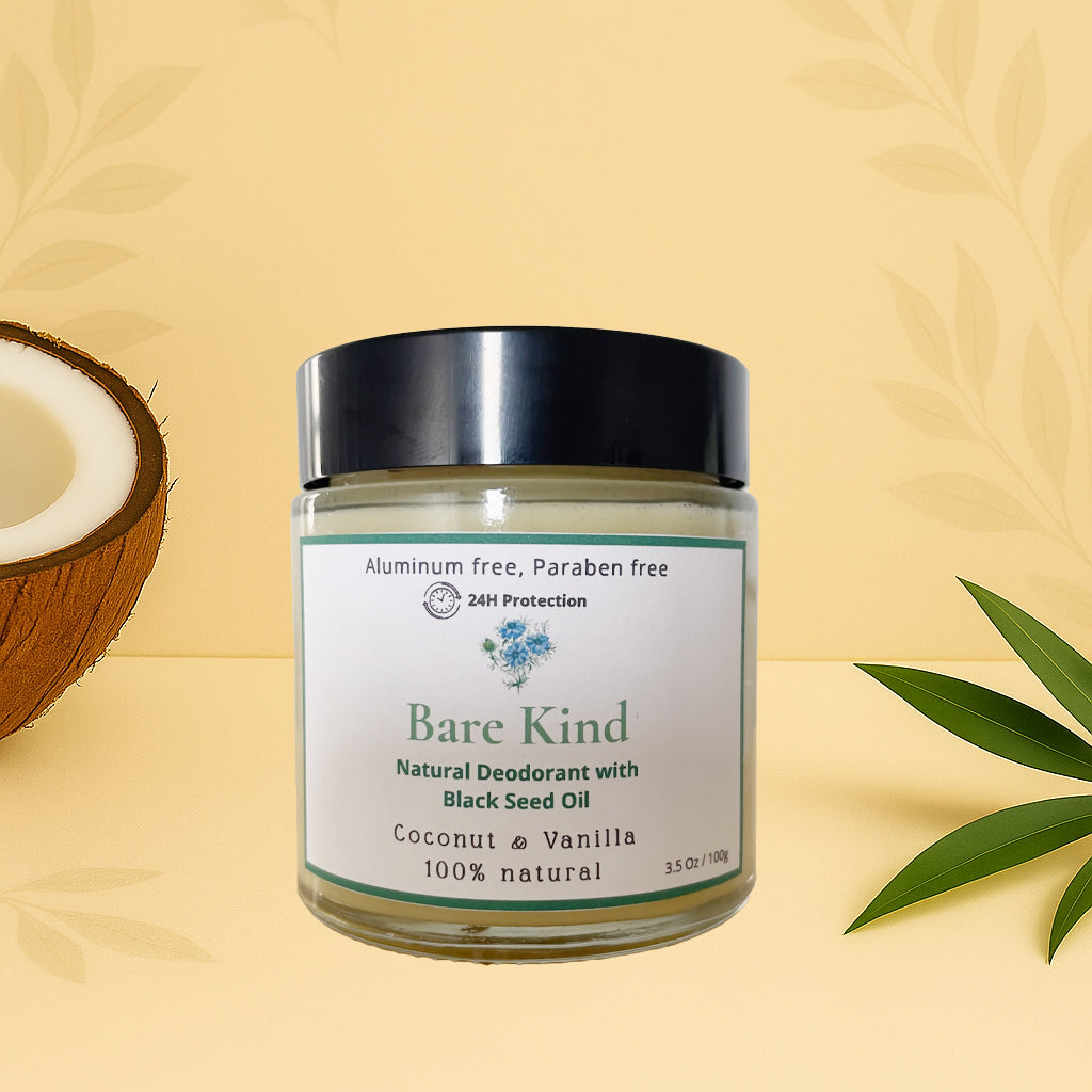 Deodorant 100% natural with black seed oil (Choose your scent inside)